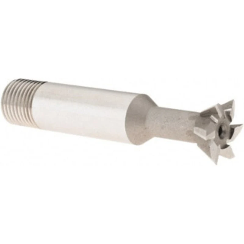 Dormer Pramet 60 5/8 Cut Diam, 5.5mm Cut Width, High Speed Steel Dovetail Cutter Uncoated, 1/2 Shank Diam, 18mm Shank...